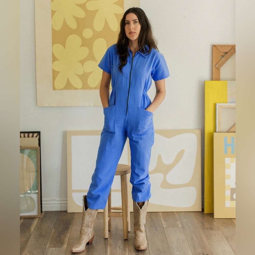 Noble Utility Jumpsuit French blue Small